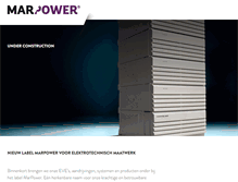 Tablet Screenshot of marpower.com